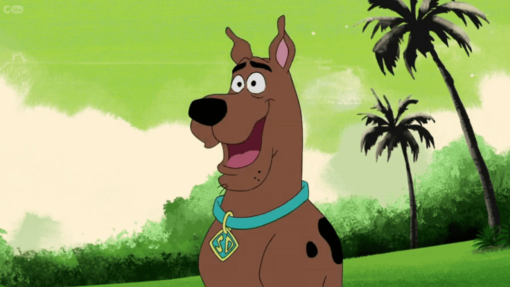 which crime-fighting cartoon dog has the initals “s.d.” on his collar?